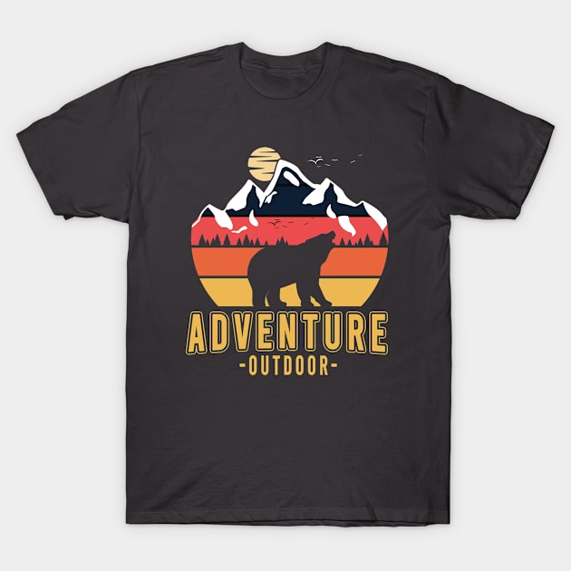 Adventure Outdoor T-Shirt by RKP'sTees